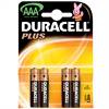 Duracell Plus Alkaline AAA mini penlite 4x blister